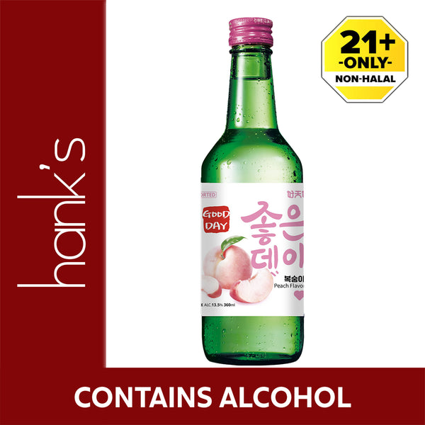 Good Day Pink Peach Soju Alcohol 13.5% 360ml (highest price)