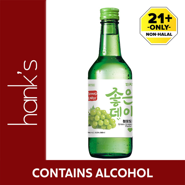 Good Day Green Grape Soju Alcohol 12.% 360ml (highest price)