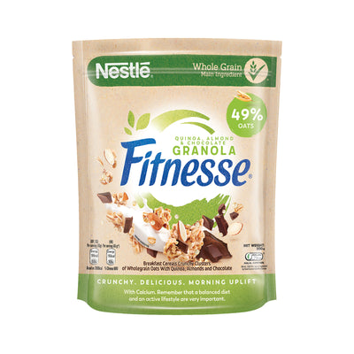 Nestle Fitnesse Quinoa, Almonds and Chocolate Granola Oats 300g