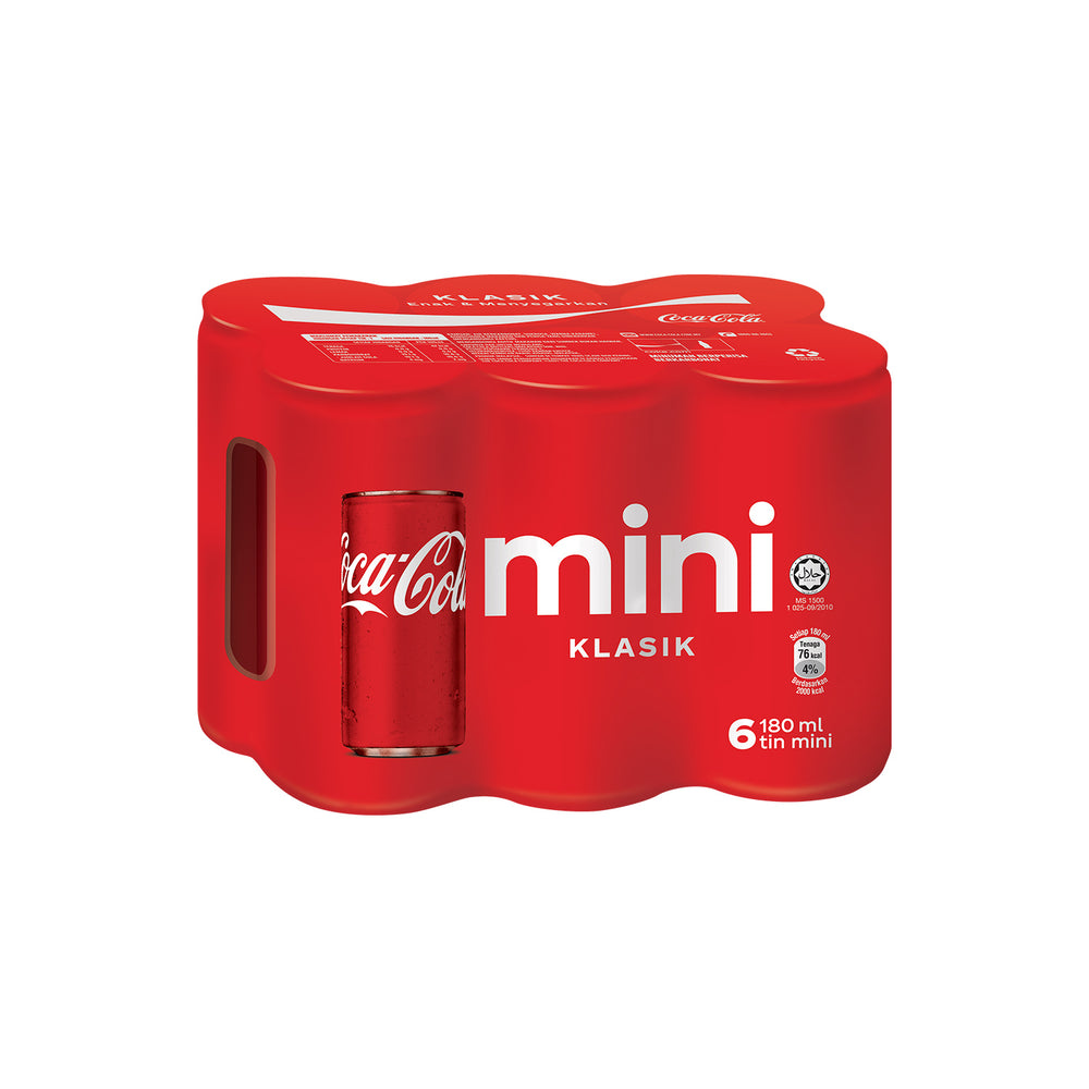 Coca-Cola Mini Can Pack 180ml x 6