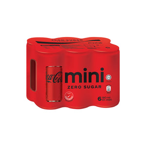 Coca-Colaâ„¢ No Sugar Mini Can Pack 180ml x 6