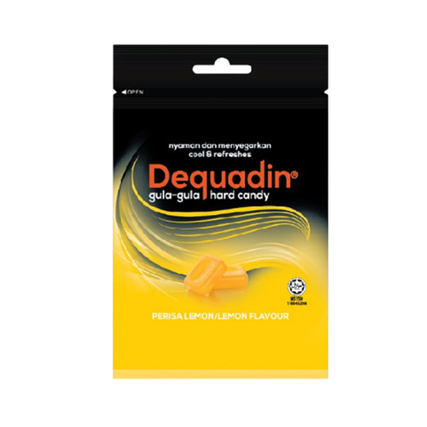 Dequadin Hard Candy Lemon Flavour 38g