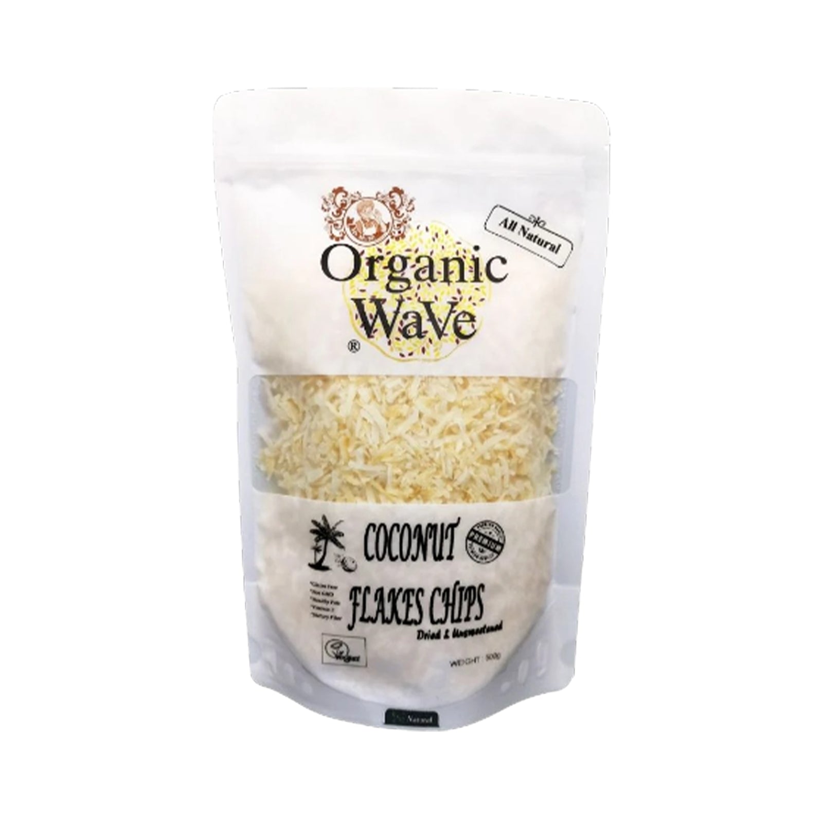 MAMAMI ORG WAVE COCONUT FLAKES CHIP 100G