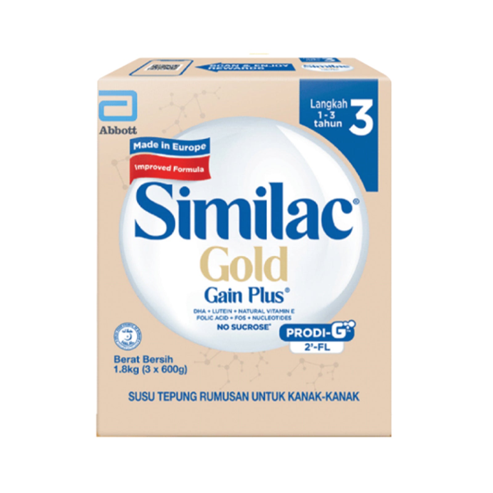 Similac 1 (2'-Fl) Bib Baby Formula 1.8kg