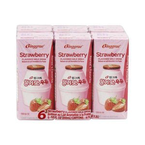 Binggrae Strawberry Flavoured Milk 200ml