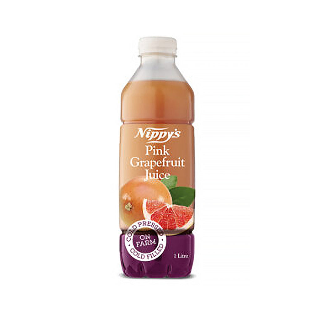Nippys Cold Pressed Juice Pink Grapefruit 1L