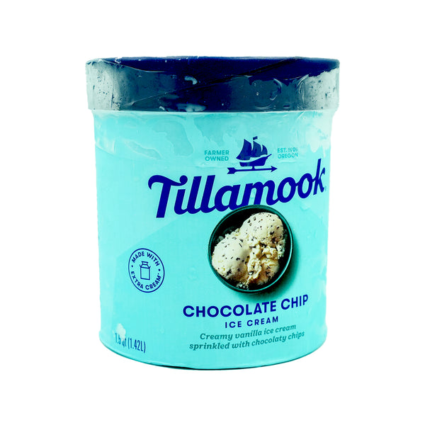 Tillamook Chocolate Chip Ice Cream Tub 1419ml