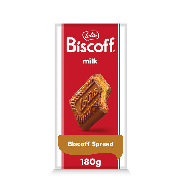 Lotus Biscoff Milk Chocolate With Biscoff Cream 180g (highest price)