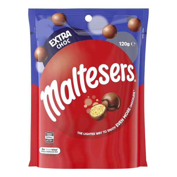 Maltesers Extra Chocolate Pouch 120g (highest price)