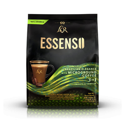Lor Essenso Microground Coffee 3 in 1 Brazilian Elegance 25g x 20
