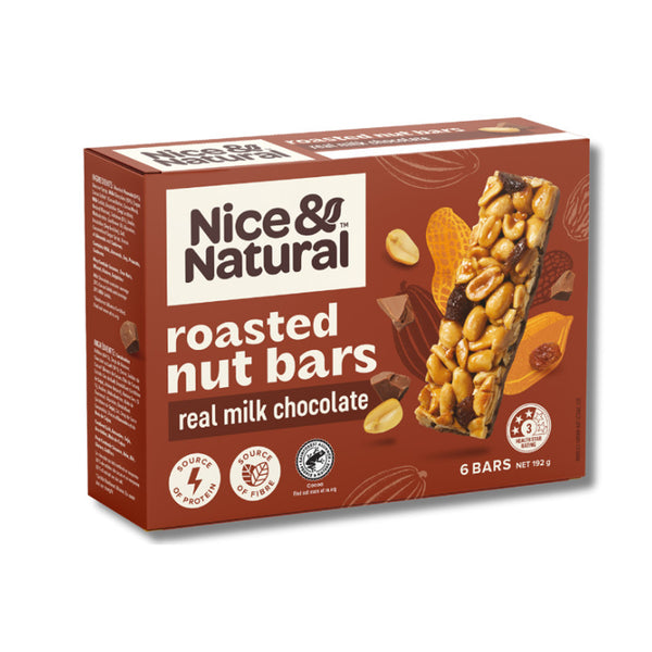 Nice and Natural Roasted Nut Bar Chocolate 192g