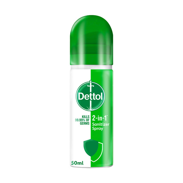 Dettol Hand Sanitiser Spray 2in1 50ml (highest price)