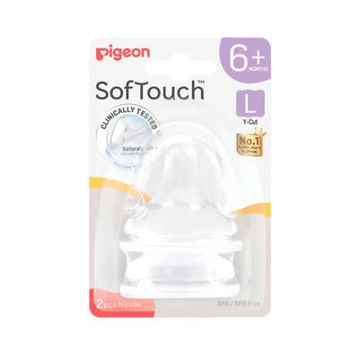 Pigeon Softouch Teat (Large) 2pcs/pack