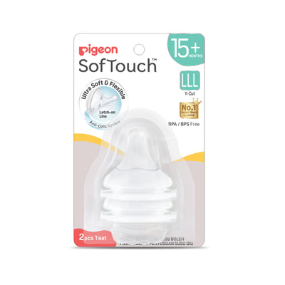 Pigeon Softouch Teat LLL 2pcs/pack