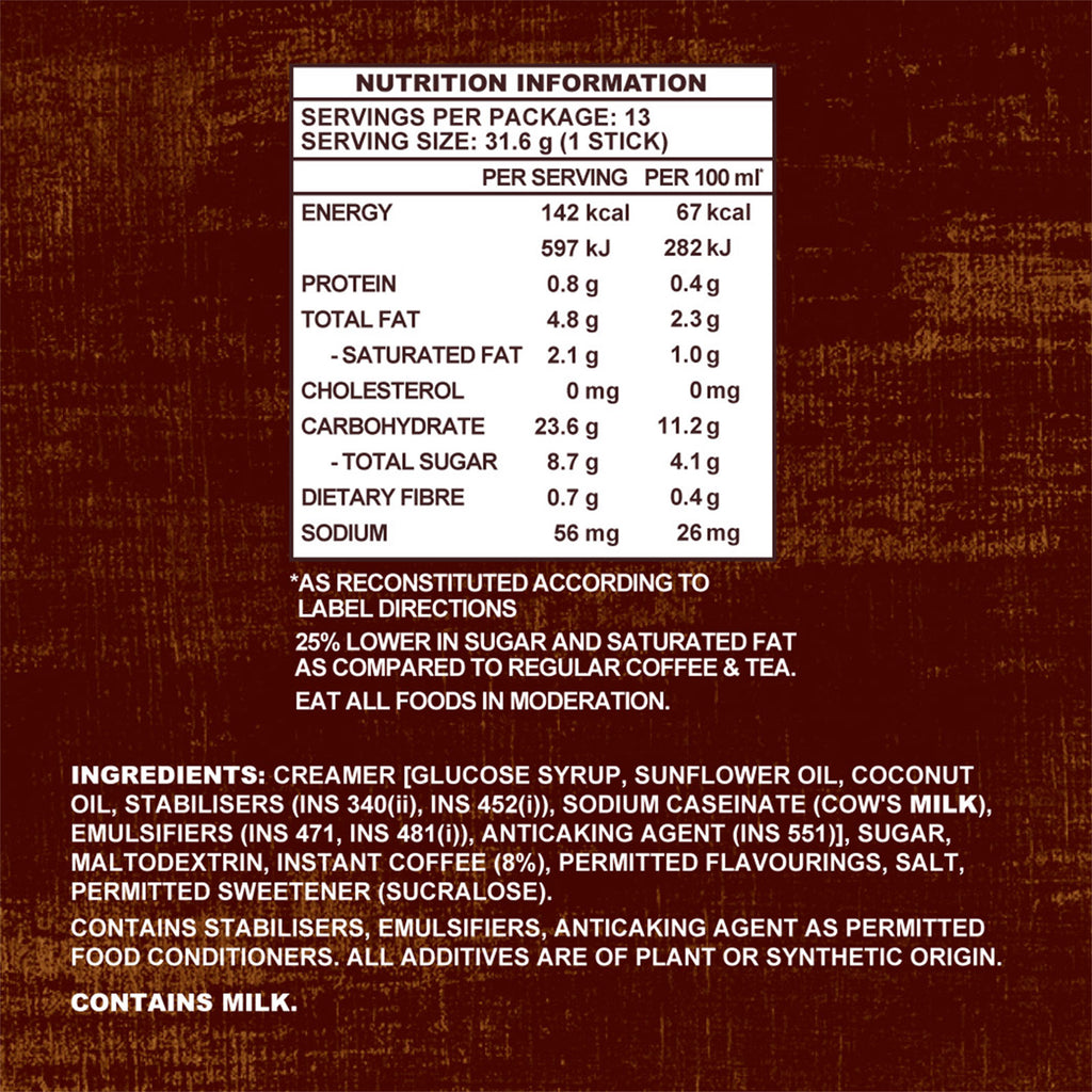 Old Town Salted Caramel Flavoured Instant 3 in 1 Premix White Coffee 31.6g x 15