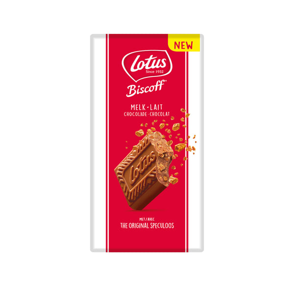 Lotus Biscoff Crunchy Pieces Milk Chocolate 180g