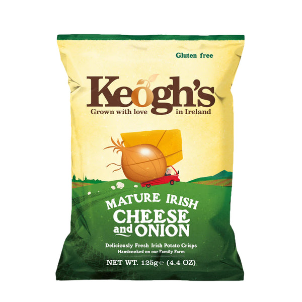 Keoghs Mature Irish Cheese And Onion 125g