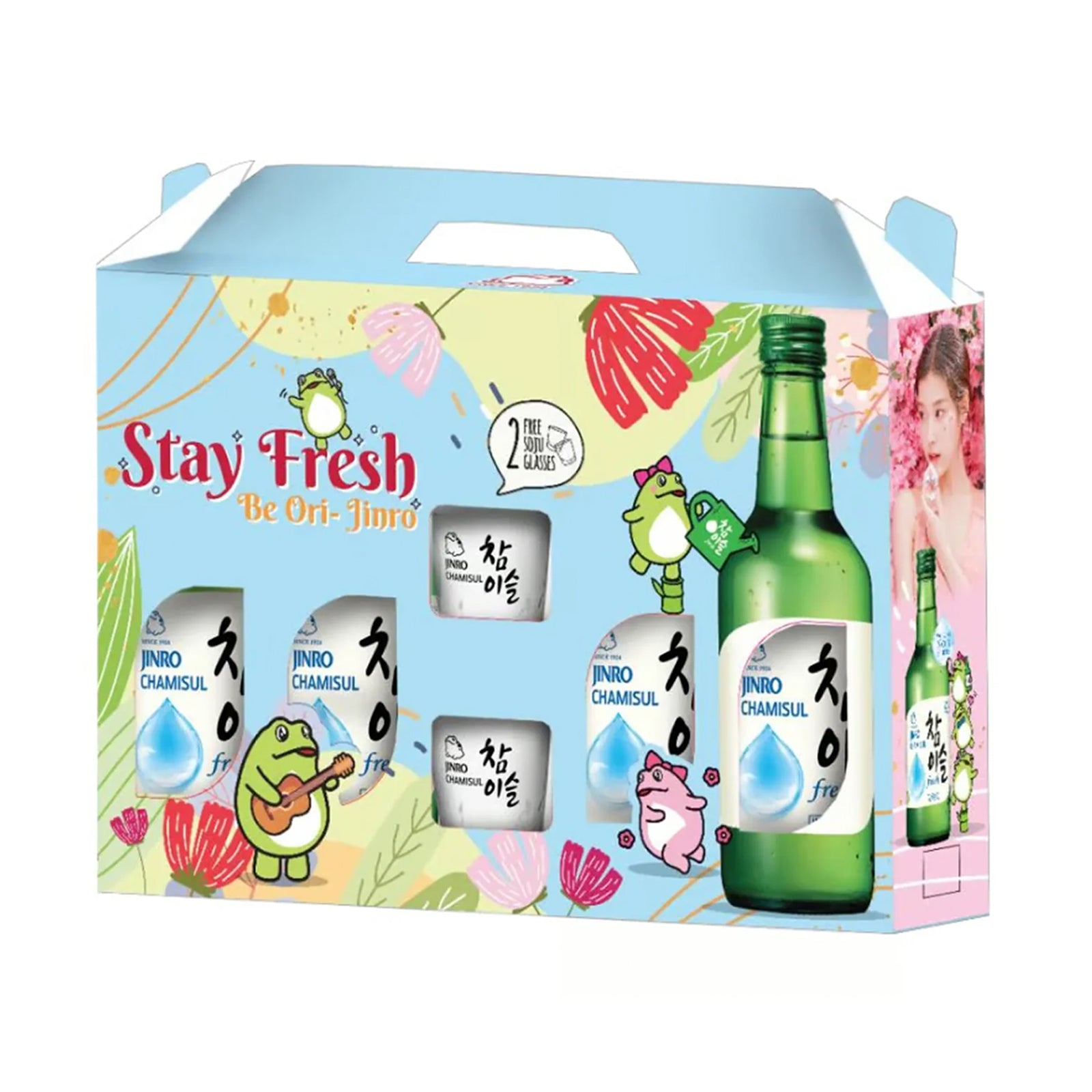 Jinro Blue Mix Giftpack 360ml x 4