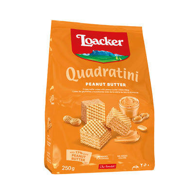 Loacker Wafer Quadratini Peanut Butter Wafer 250g
