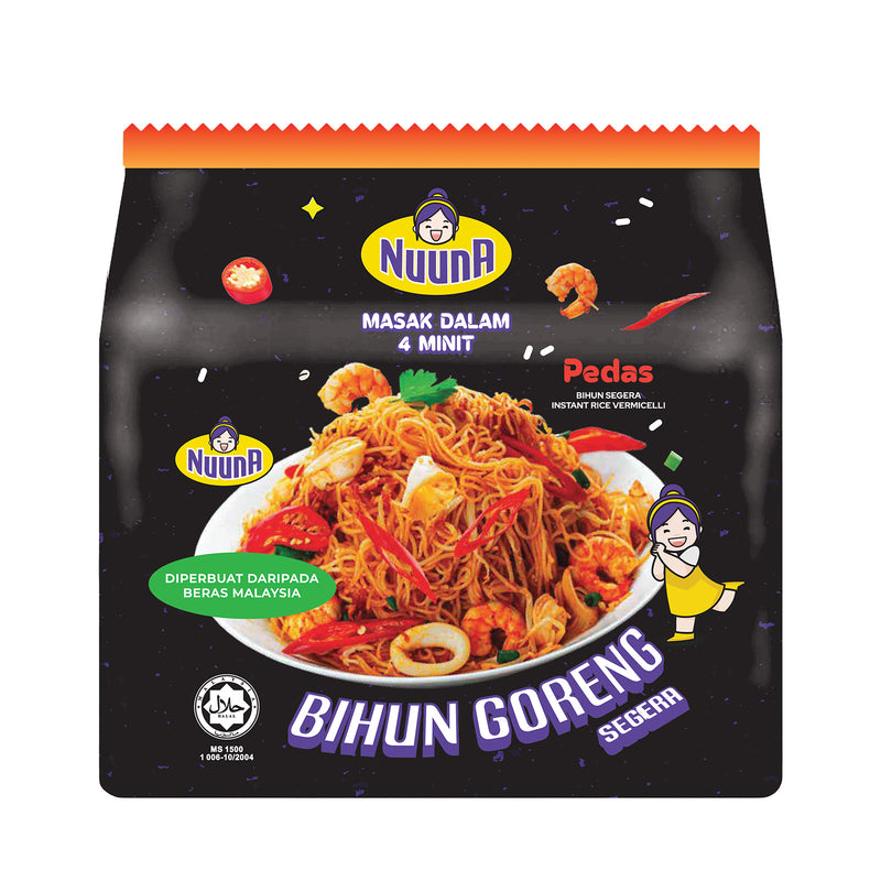 Nuuna Dried Spicy Instant Rice Vermicelli 70g x 5