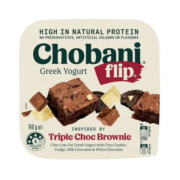 Chobani Flip Triple Chocolate Brownie Yoghurt 140g (highest price)