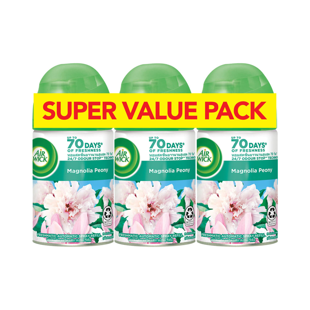 Air Wick Freshmatic Max Base Fragrance Refills 2+1 Magnolia 250ml