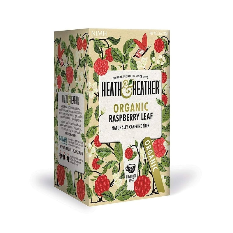 Heath and Heather Organic Raspberry Leaf In Envelope 20pcs/pack