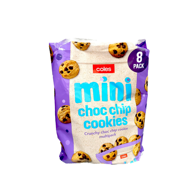 Coles Multipack Mini Chocolate Chip Cookies 1pack