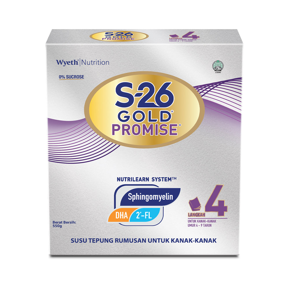 Wyeth S-26 Gold Promise Step 4 Formulated Milk Powder 550g