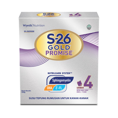 Wyeth S-26 Gold Promise Step 4 Formulated Milk Powder 550g