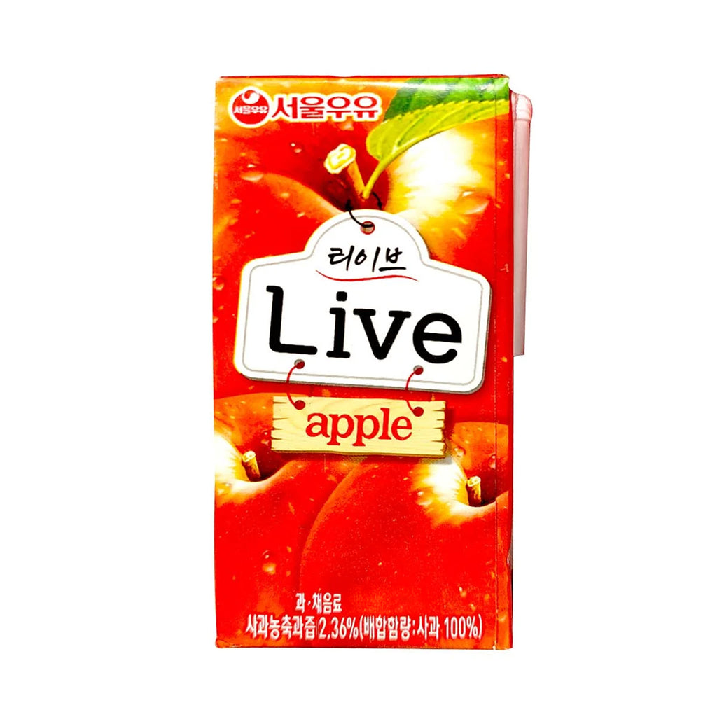 Seoul Milk Live Apple Juice 190ml