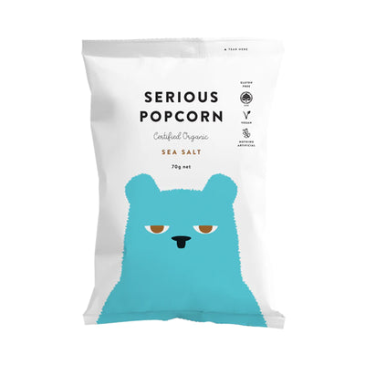 Serious Food Sea Salt Popcorn 70g