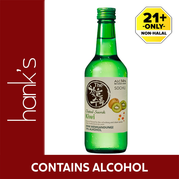 Chateul Soorok Soju Kiwi Alcohol 14% 360ml (highest price)