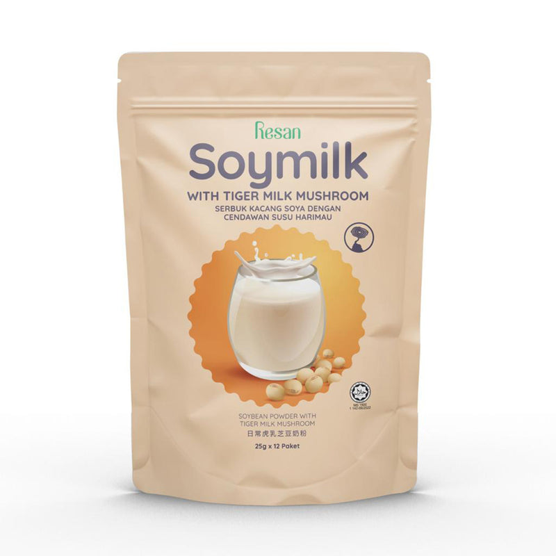 Resan Soymilk Powder With Tiger Milk Mushroom 25g x 12