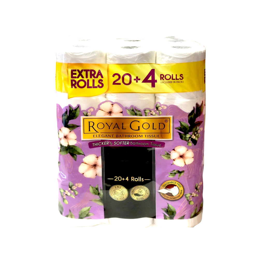 Royal Gold Elegant Toilet Roll 190pcs x 24