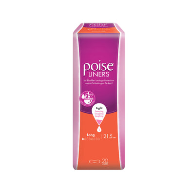 Poise Long Liner 20sheets