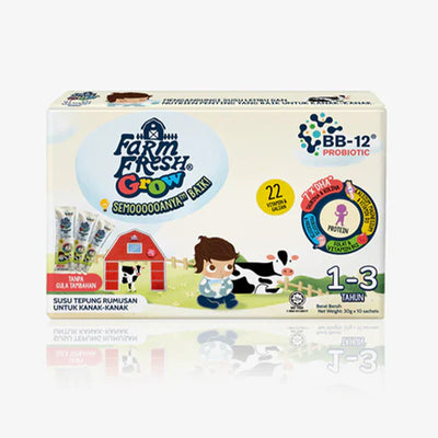 Farm Fresh Grow Powder 1-3 Years Old 30g x 10