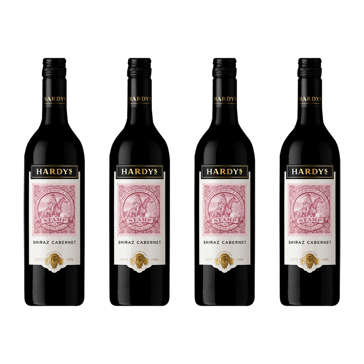 Hardys Stamp Shiraz Cabernet 750ml x 4