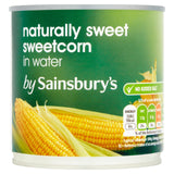 Sainsburys Natural Sweet Sweetcorn 325g