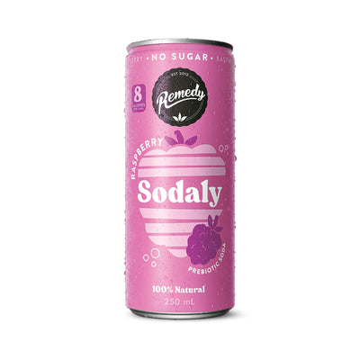 Remedy Sodaly Prebiotic Soda Raspberry 250ml