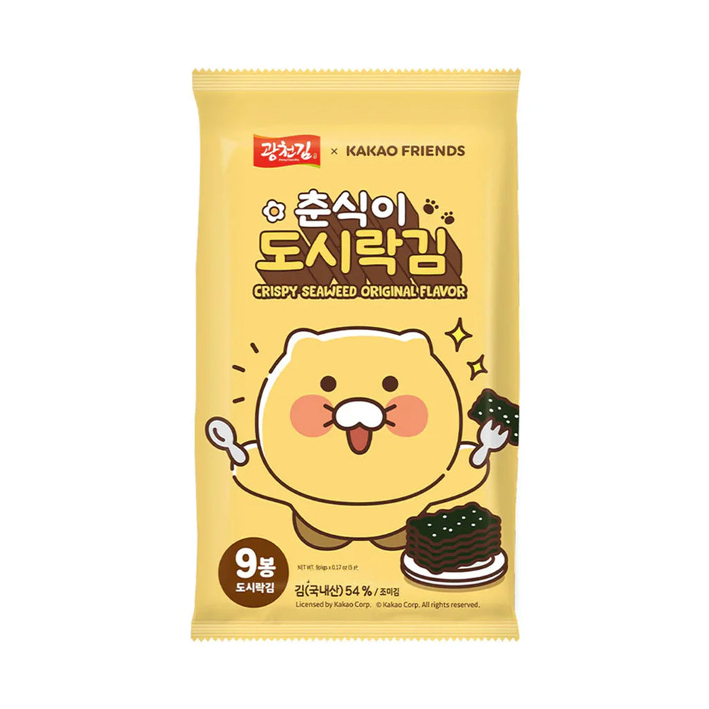 Choonsik Crispy Seaweed Original 9pcs/pack 45g