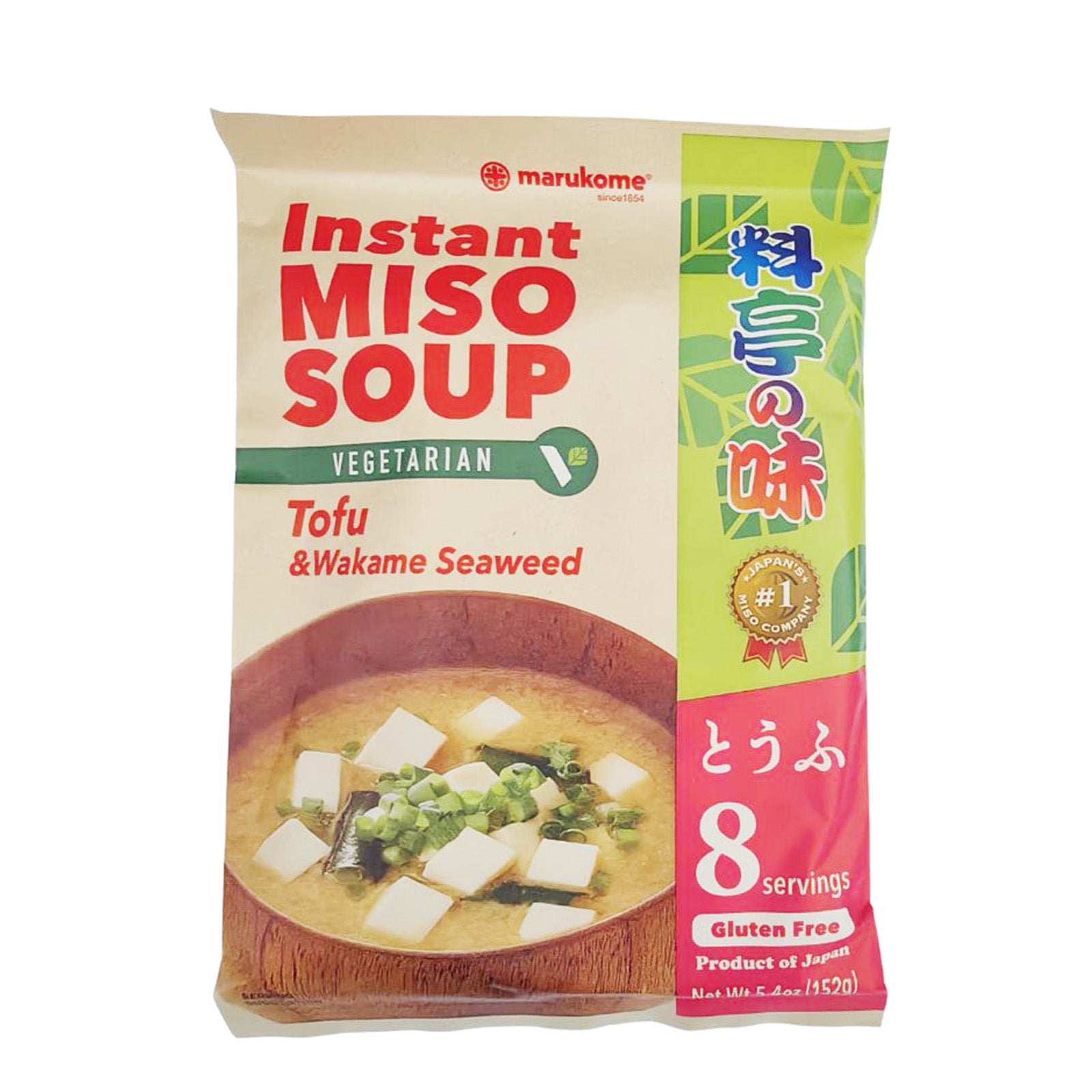 Marukome Instant Miso Soup Tofu Mix (8 servings) 1pack