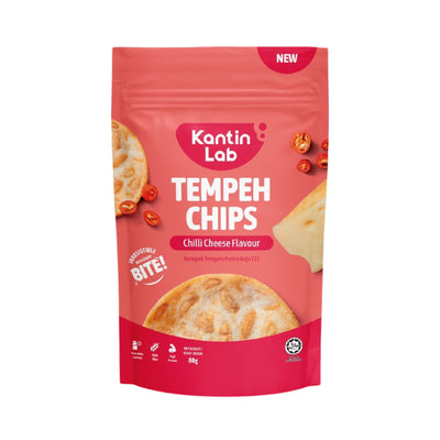 Kantin Lab Chili Cheese Flavoured Tempeh Chip 80g