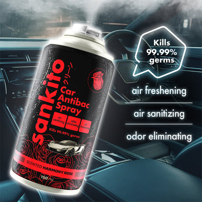 Sankito Car Antibac Spray Harmony Rose Scent 150ml