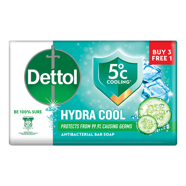 Dettol Shower Gel Hydra Cool Body Soap 3+1 100g (highest price)