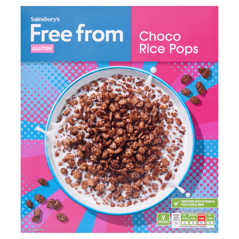 Sainsbury's Free From Wheat and Gluten Choco Rice Pop 300g