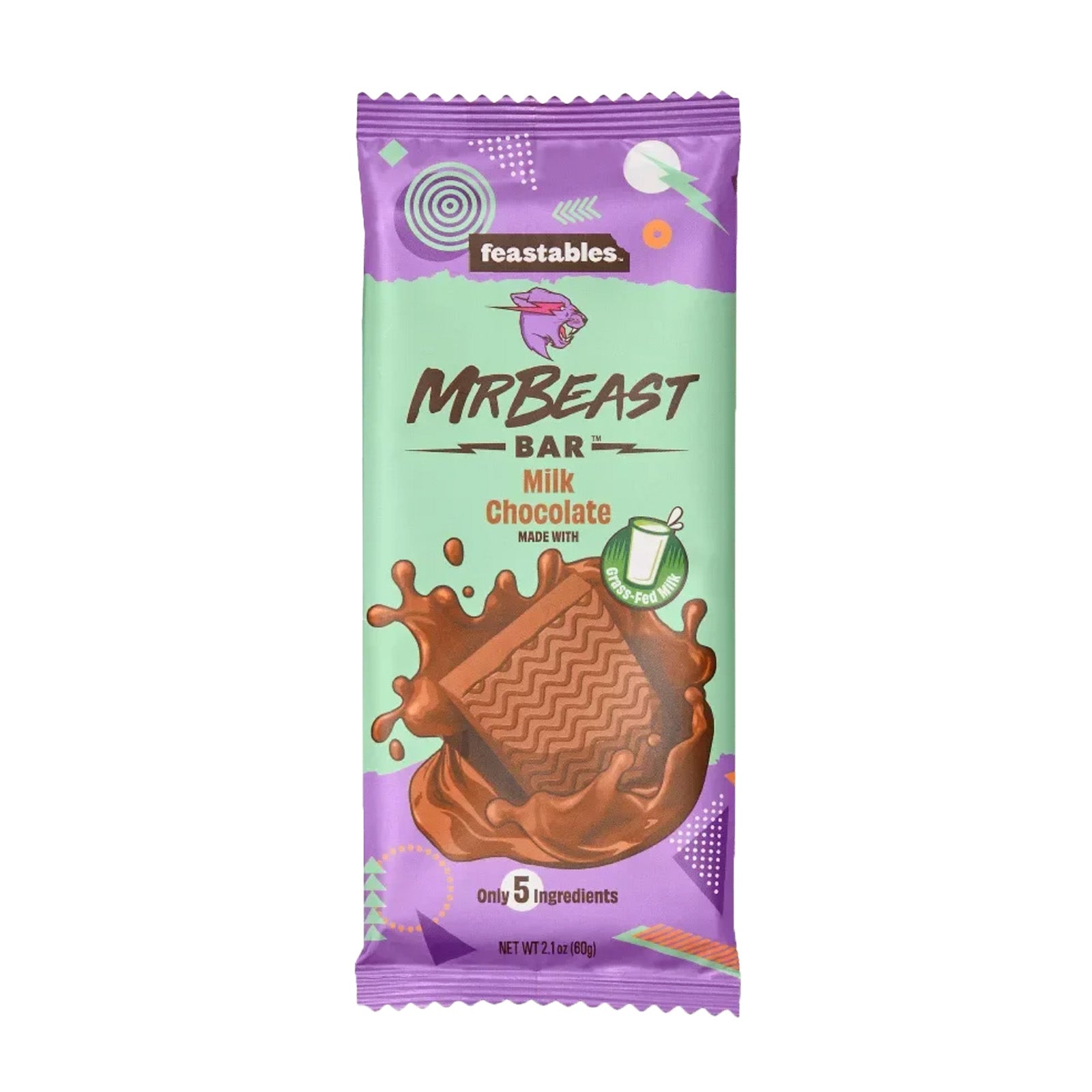 Feastable MrBeast Deez Nuts Milk Chocolate Bar 35g