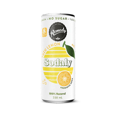 Remedy Sodaly Prebiotic Soda Yuzu Lemon 250ml