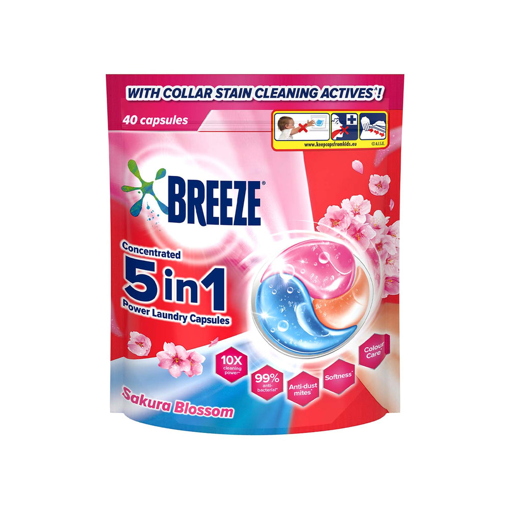 Breeze Capsules Blossom Laundry Refill 420g x 40