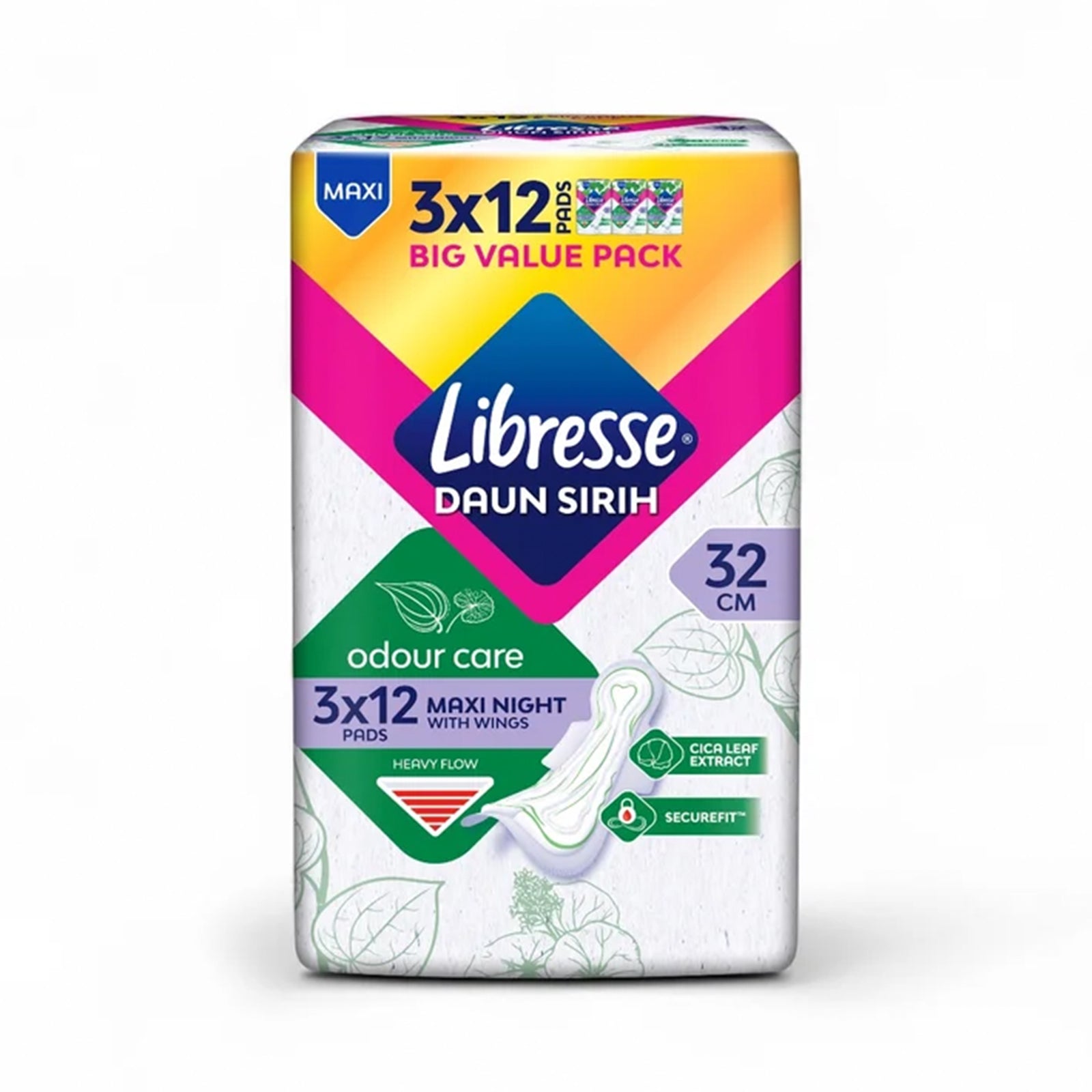 Libresse O/Care Maxi Wing 32cm 12pcs x 2